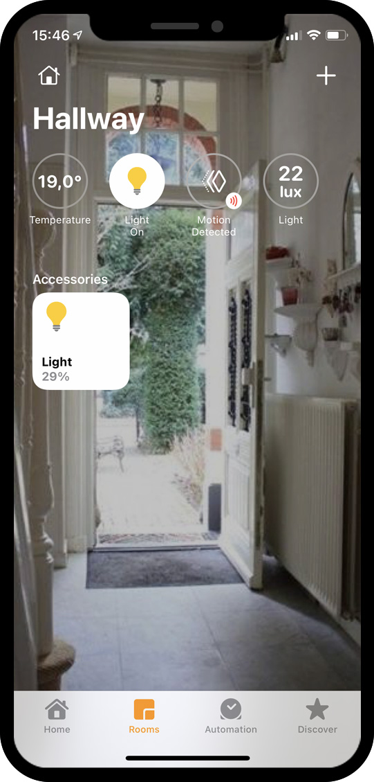 HomeKit motion sensor