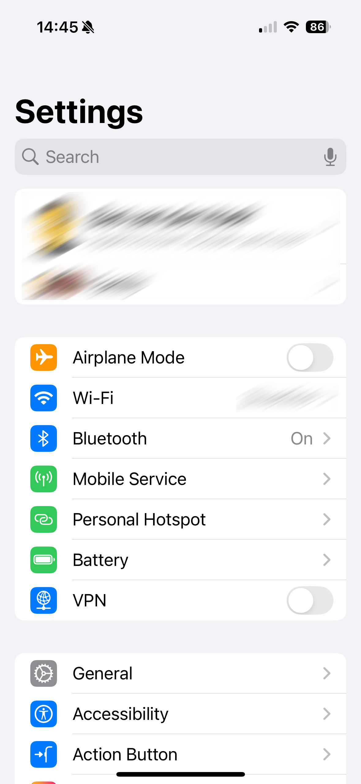 Settings app